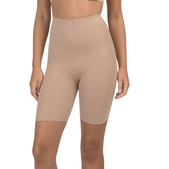 ASSETS BY SPANX Nude Mid Thigh Shaping Shorts - Picture 1 of 2
